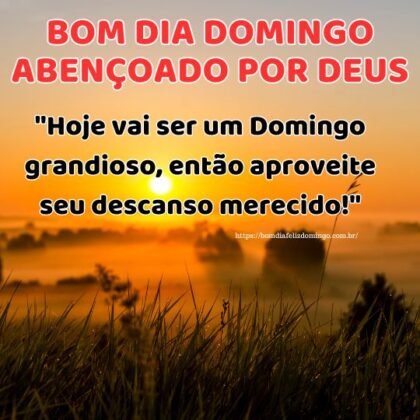 Bom dia de Domingo abençoado por Deus 2 Bom dia de Domingo abençoado por Deus 2